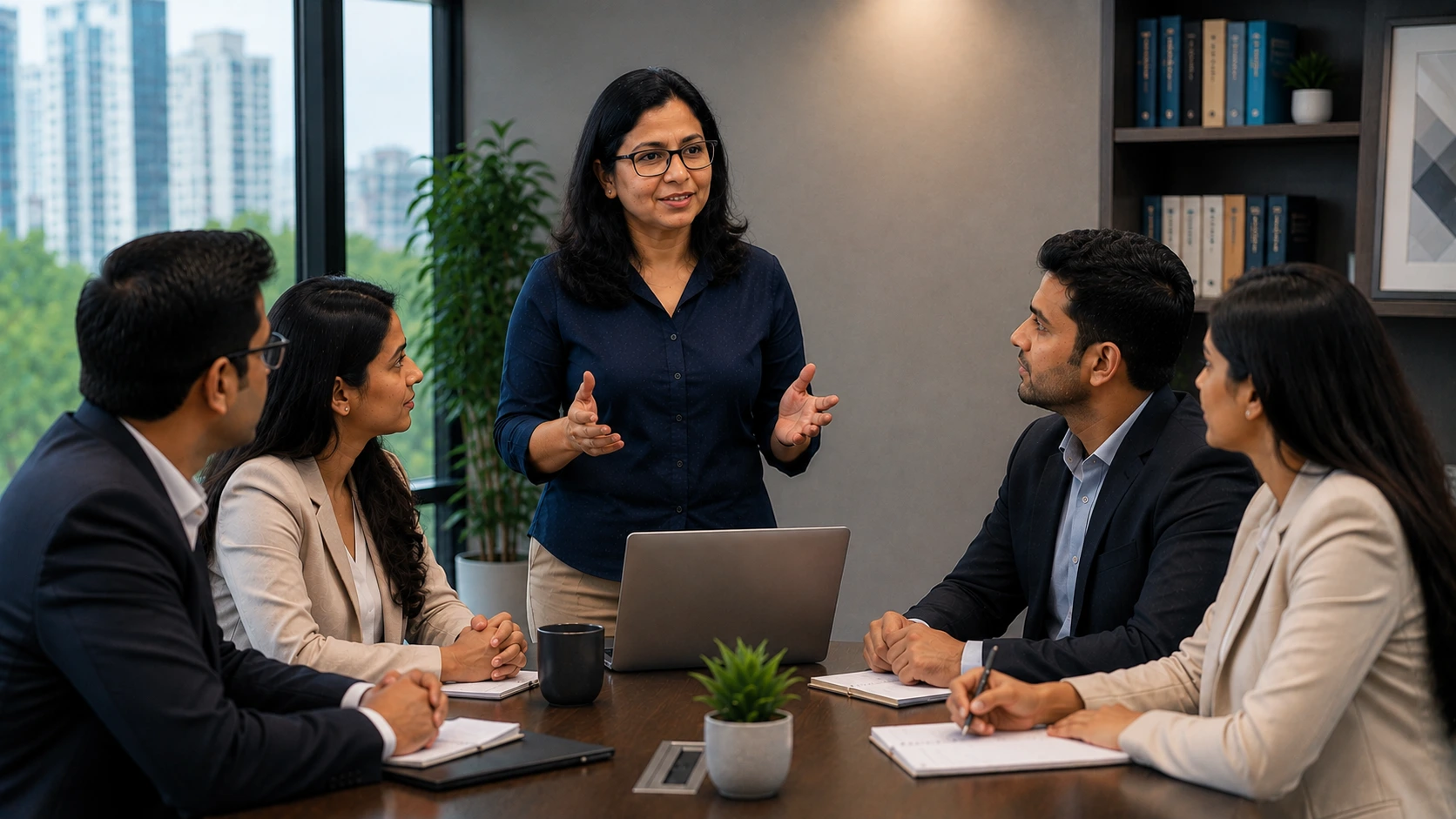 CareerZenx executive career coach consulting with a professional client in Kolkata